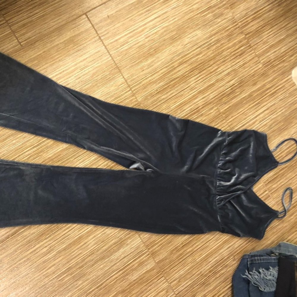 Nasty Gal Velvet Jumpsuit